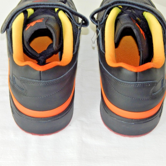 Adidas Originals FORUM Low Sneaker Core Black Seismic Orange Men’s 12 US NEW - Picture 8 of 14